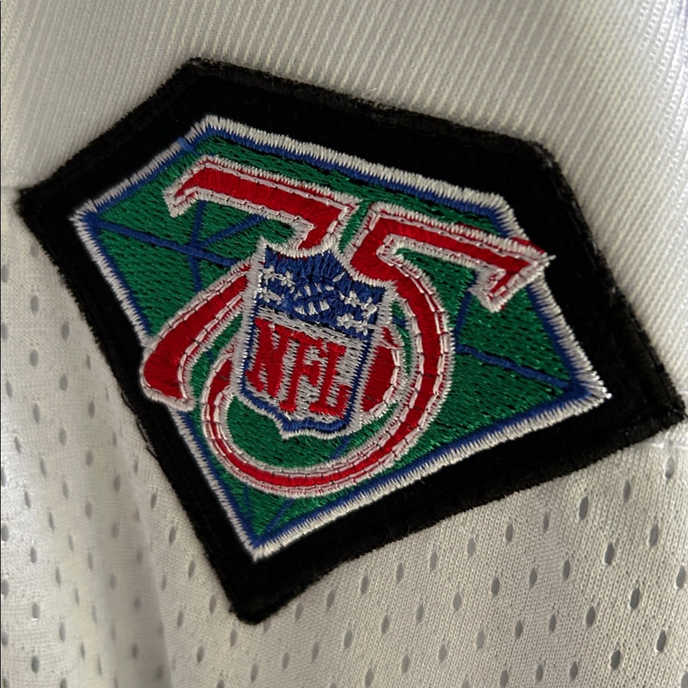 Michael Irvin Mitchell & Ness Throwback White Jer… - image 8